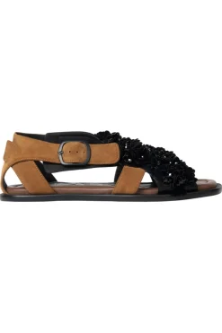 Stine Goya Sandaler<2402 Cross Strap Sandal, Grosgrain Cross Strap Sandalsg-pf25-f041-2402