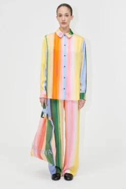 Stine Goya Sæt 🛍️|Bluser & Skjorter<2263 Dry Viscose, Long Sleeve Shirtsg-pf25-s022-2263