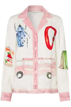 Stine Goya Bluser & Skjorter|Ammevenligt Tøj<2263 Dry Viscose, Loose Long Sleeve Shirtsg-aw25-t096-2263