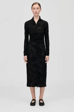 Stine Goya Kjoler<2246 Lurex Jersey, Long Sleeve Zip Dresssg-ps26-d025-2246