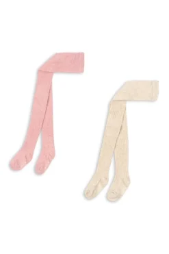 Børn Konges Sløjd Strømper & Strømpebukser<2 Pack Rib Tights Ks103648