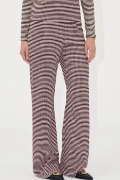 Stine Goya Bukser, Jeans & Leggings<2247 Patchwork Jersey, Elasticated Waistband Pants sg-ss25-p004-2247