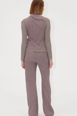 Stine Goya Bukser, Jeans & Leggings<2247 Patchwork Jersey, Elasticated Waistband Pants sg-ss25-p004-2247