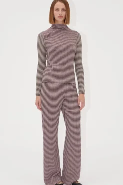Stine Goya Bukser, Jeans & Leggings<2247 Patchwork Jersey, Elasticated Waistband Pants sg-ss25-p004-2247