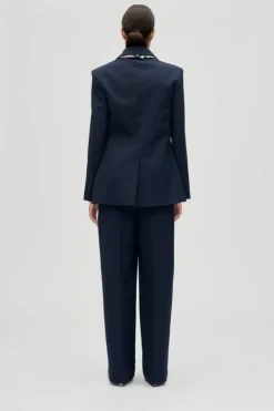 Stine Goya Bukser, Jeans & Leggings<2435 Pinstripe Tailoring, Belted Tailored Pantssg-aw25-p113-2435
