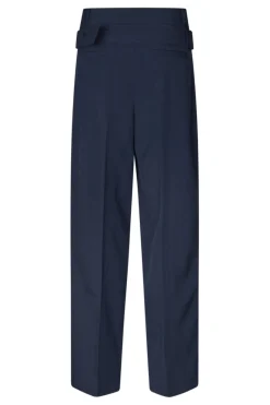 Stine Goya Bukser, Jeans & Leggings<2435 Pinstripe Tailoring, Belted Tailored Pantssg-aw25-p113-2435
