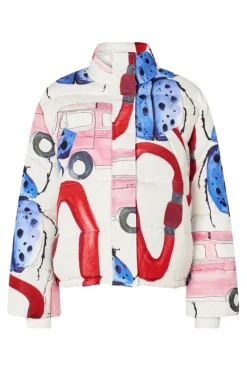 Discount 2424 Printed Tech, Long Sleeve Puffersg-aw25-j057-2424 Overtøj & Jakker