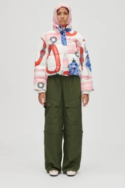 Discount 2424 Printed Tech, Long Sleeve Puffersg-aw25-j057-2424 Overtøj & Jakker