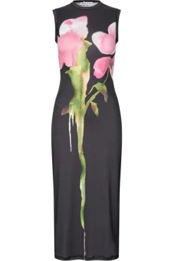 Clearance 2244 Stocking Jersey, Elastic Tank Crewneck Dresssg-aw25-d104-2244 Kjoler