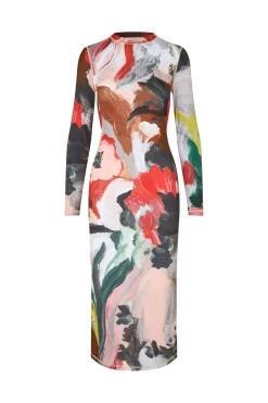 Best 2244 Stocking Jersey, Pullover Long Sleeve Midi Dresssg-ps26-d074-2244 Kjoler