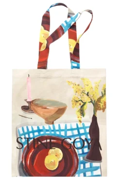 Stine Goya Tasker & Punge<2285 Tote Bags, Cotton Tote sg-ss25-a016-2285