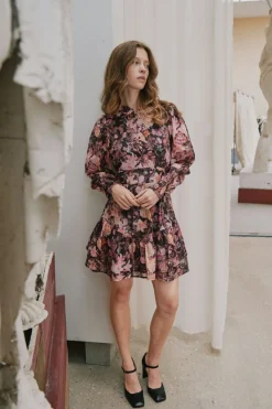 Neo Noir Kjoler|Ammevenligt Tøj<Aberto Big Flower Dress 166923