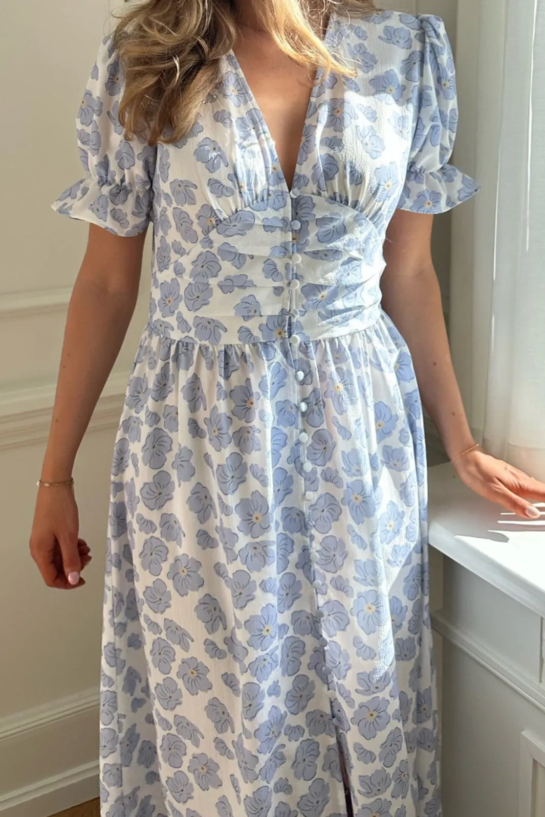 Adelic Long Ss Dress Kjoler