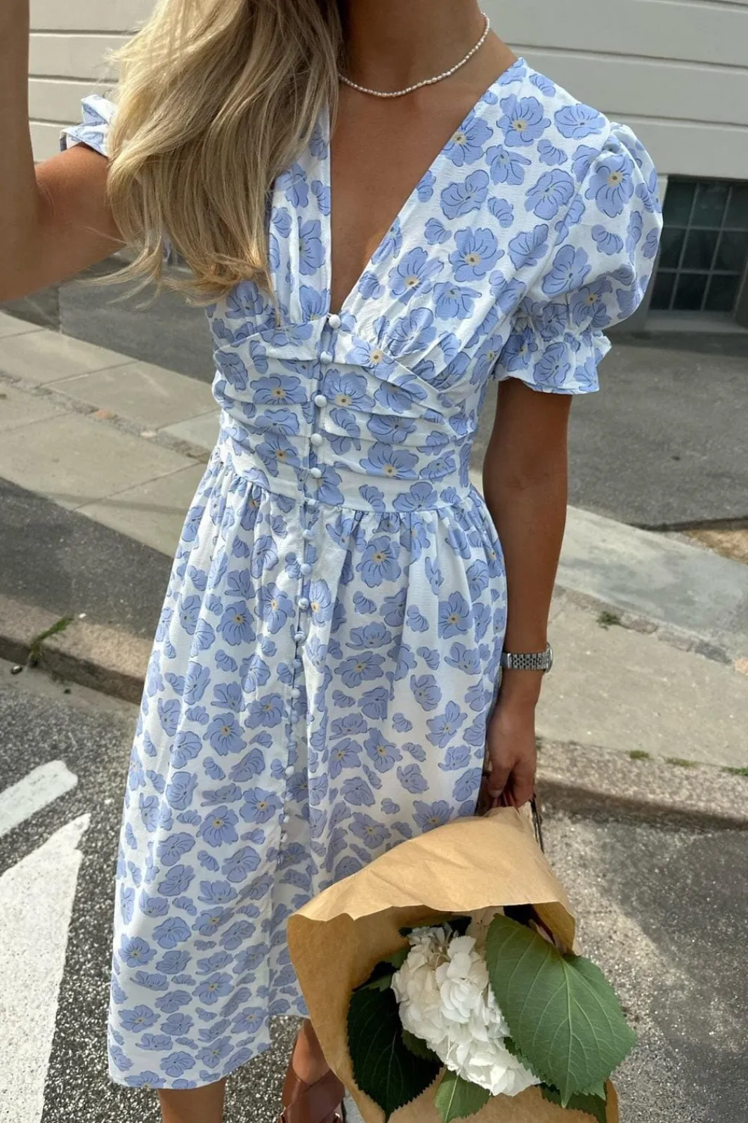 Adelic Long Ss Dress Kjoler