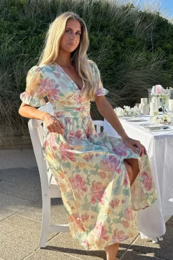 Hot Adelic Long Ss Dress A2366 Kjoler