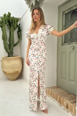 Sale Agneteic Long Dress A23810 Kjoler|Ammevenligt Tøj