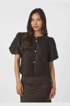 Neo Noir Bluser & Skjorter|Ammevenligt Tøj<Aisa Brocade Blouse 166369