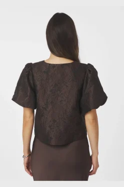 Neo Noir Bluser & Skjorter|Ammevenligt Tøj<Aisa Brocade Blouse 166369