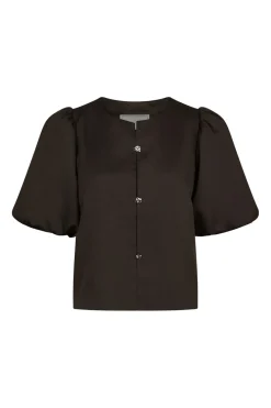 Aisa Dull Satin Blouse 164658 Bluser & Skjorter|Ammevenligt Tøj