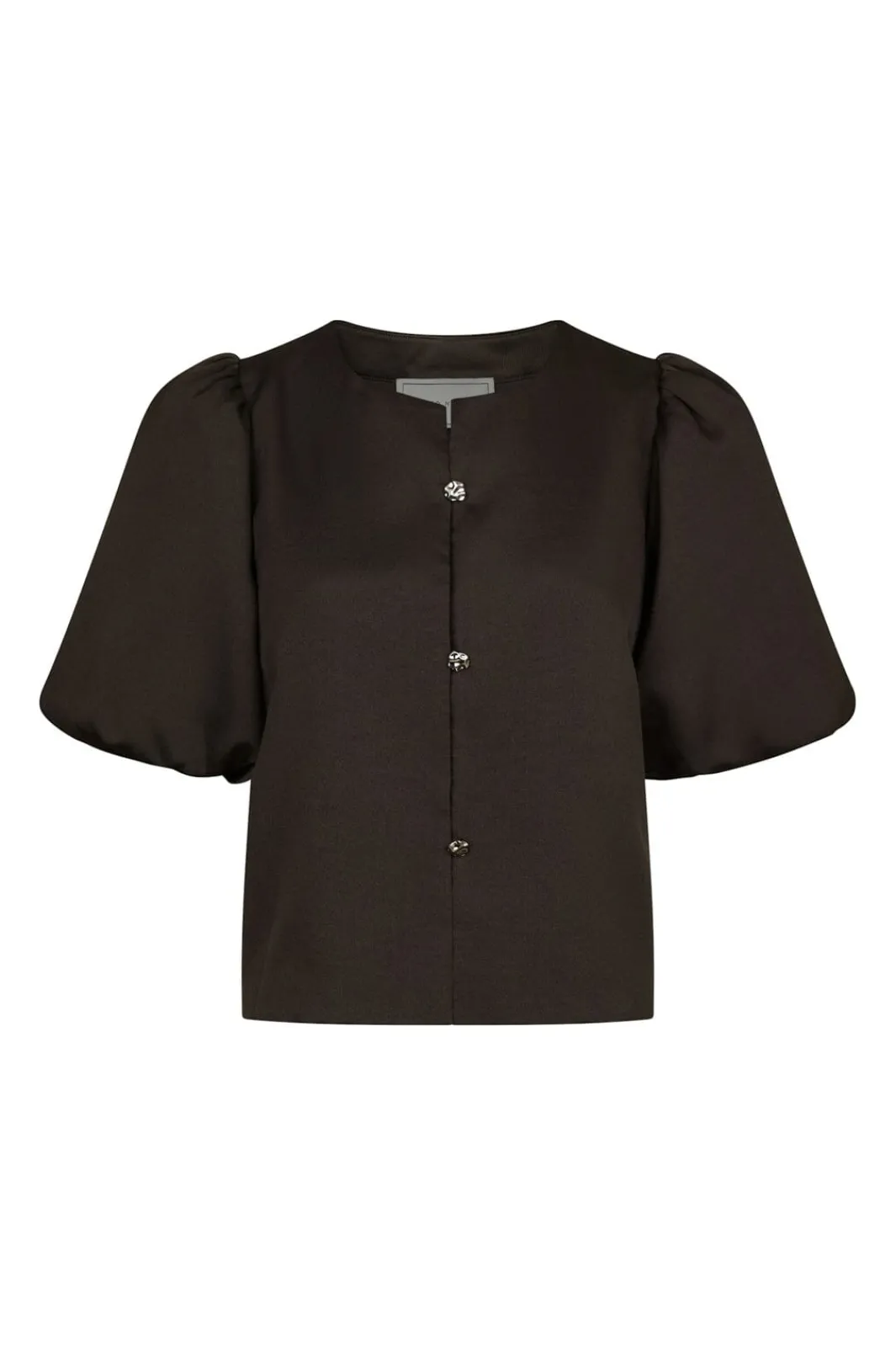 Aisa Dull Satin Blouse 164658 Bluser & Skjorter|Ammevenligt Tøj