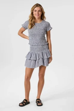 Discount Aletta Double Check Top 165123 Sæt 🛍️|T-Shirts & Toppe