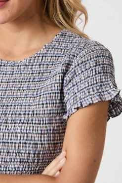 Discount Aletta Double Check Top 165123 Sæt 🛍️|T-Shirts & Toppe