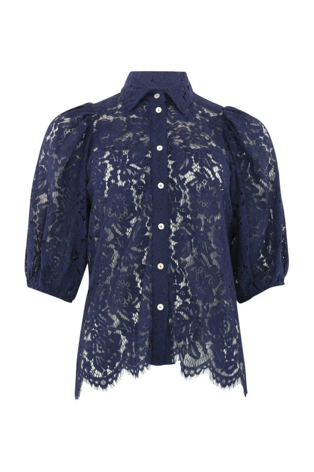 Hot Alicia Lace Blouse 14988 Bluser & Skjorter