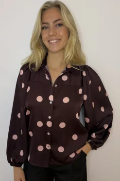 Continue Bluser & Skjorter|Ammevenligt Tøj<Alicia Long S Dot 15101