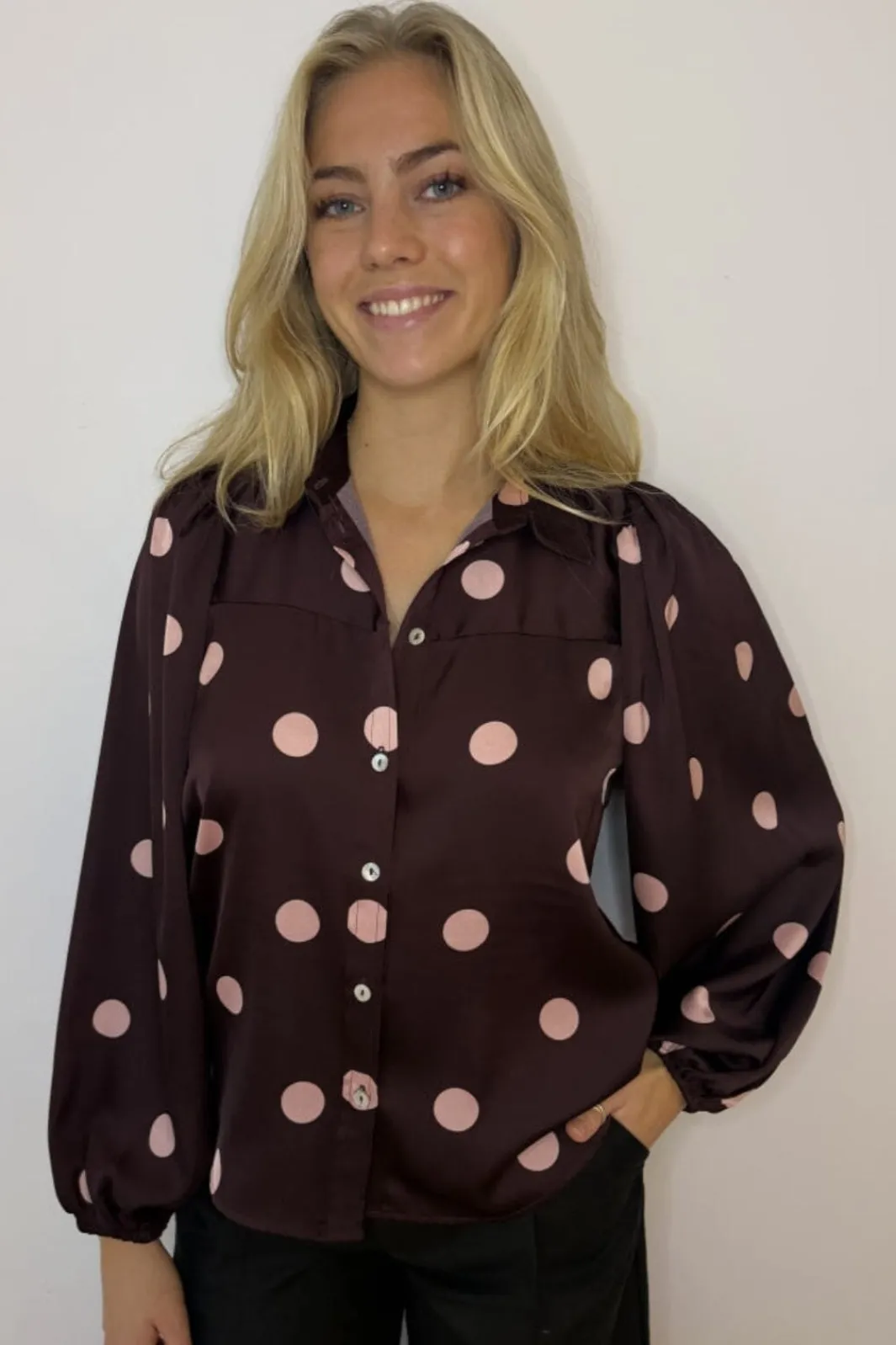 Continue Bluser & Skjorter|Ammevenligt Tøj<Alicia Long S Dot 15101