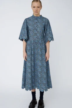 New All Over Printed Midi Dressse53-4250 Kjoler|Ammevenligt Tøj