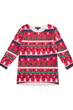 Online Alma-Ls-Top (Kids) Børn Jul Til Børn|Bluser & Skjorter