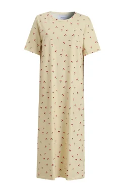 Hot Alma-Tshirt-Dress 9562 Børn Mor & Barn Match|Kjoler