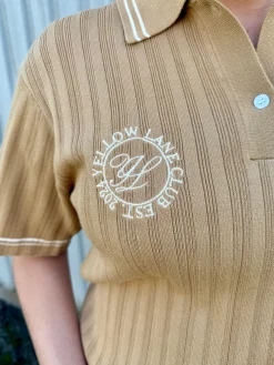 Yellow Lane T-Shirts & Toppe<Alpha Polo 165405