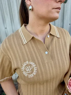 Yellow Lane T-Shirts & Toppe<Alpha Polo 165405