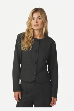 Online Amanda Herringbone Jacket 165445 Sæt 🛍️