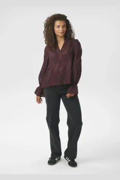 Neo Noir Bluser & Skjorter<Amara Big Embroidery Blouse 163032