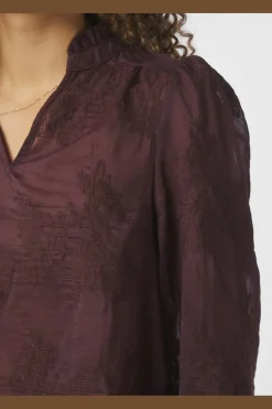 Neo Noir Bluser & Skjorter<Amara Big Embroidery Blouse 163032