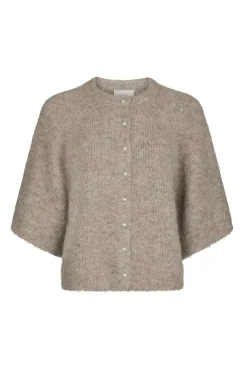 Amaya Fluffy Knit Cardigan 167529 Cardigans|Ammevenligt Tøj