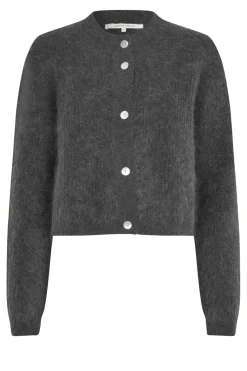 Second Female Cardigans|Ammevenligt Tøj<Andrea Knit Rib LS Cardigan 60126