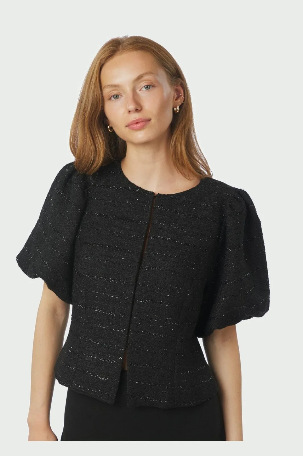 Neo Noir Bluser & Skjorter|Ammevenligt Tøj<Anela Boucle Blouse 166958