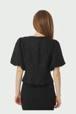 Neo Noir Bluser & Skjorter|Ammevenligt Tøj<Anela Boucle Blouse 166958