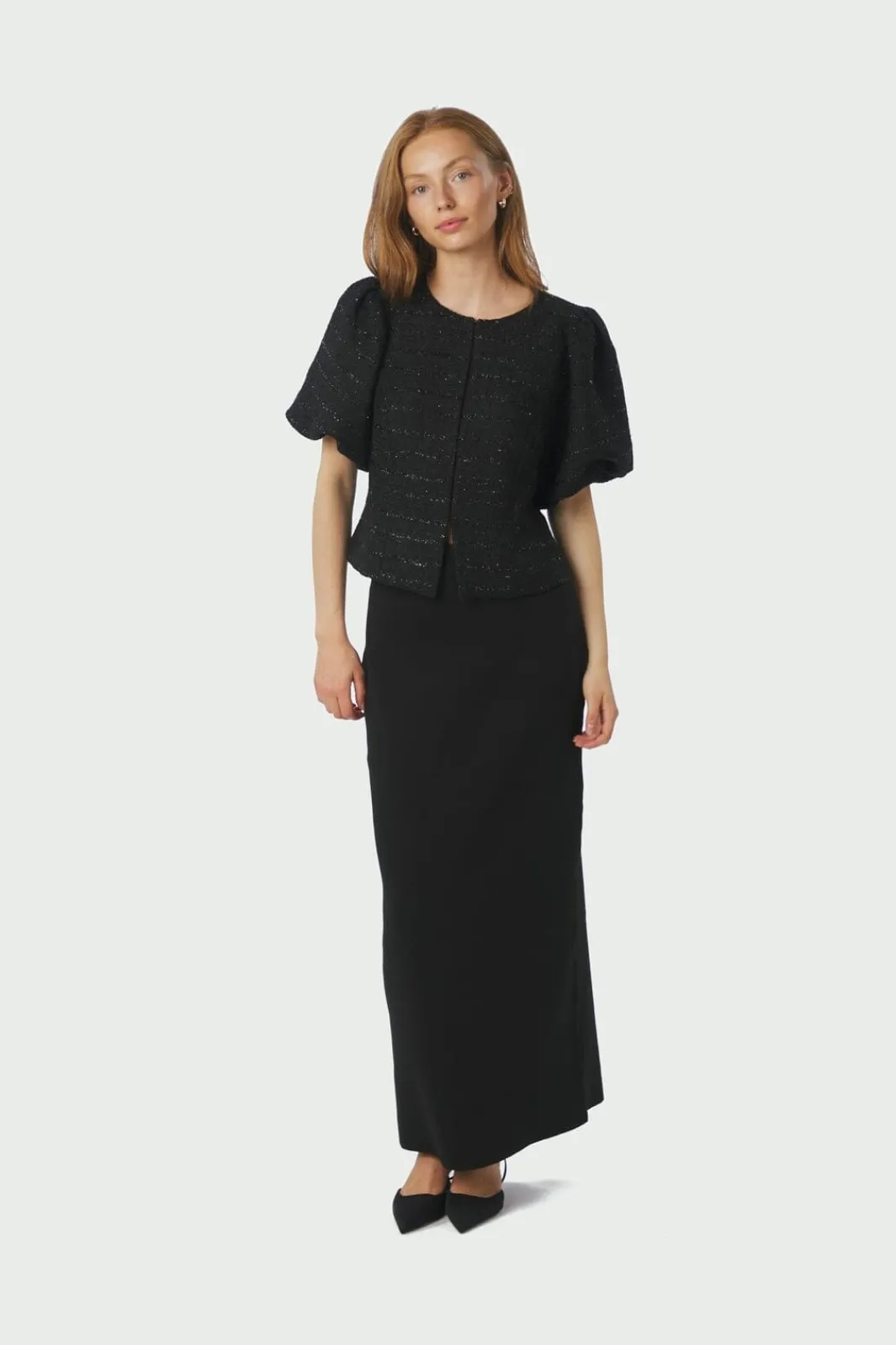 Neo Noir Bluser & Skjorter|Ammevenligt Tøj<Anela Boucle Blouse 166958