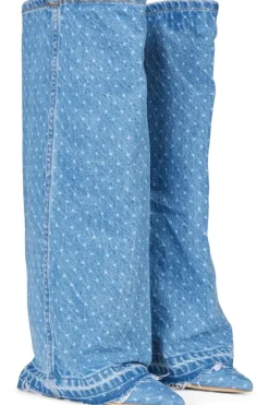 Best Anie Dotted Denim Støvler
