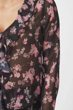 Anika Marigold Print Blouse 165527 Sæt 🛍️|Bluser & Skjorter