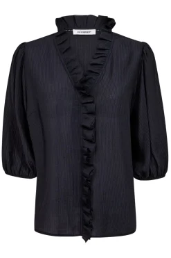 Online Anikacc Frill Ss Shirt 35905 Bluser & Skjorter