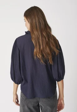 Online Anikacc Frill Ss Shirt 35905 Bluser & Skjorter