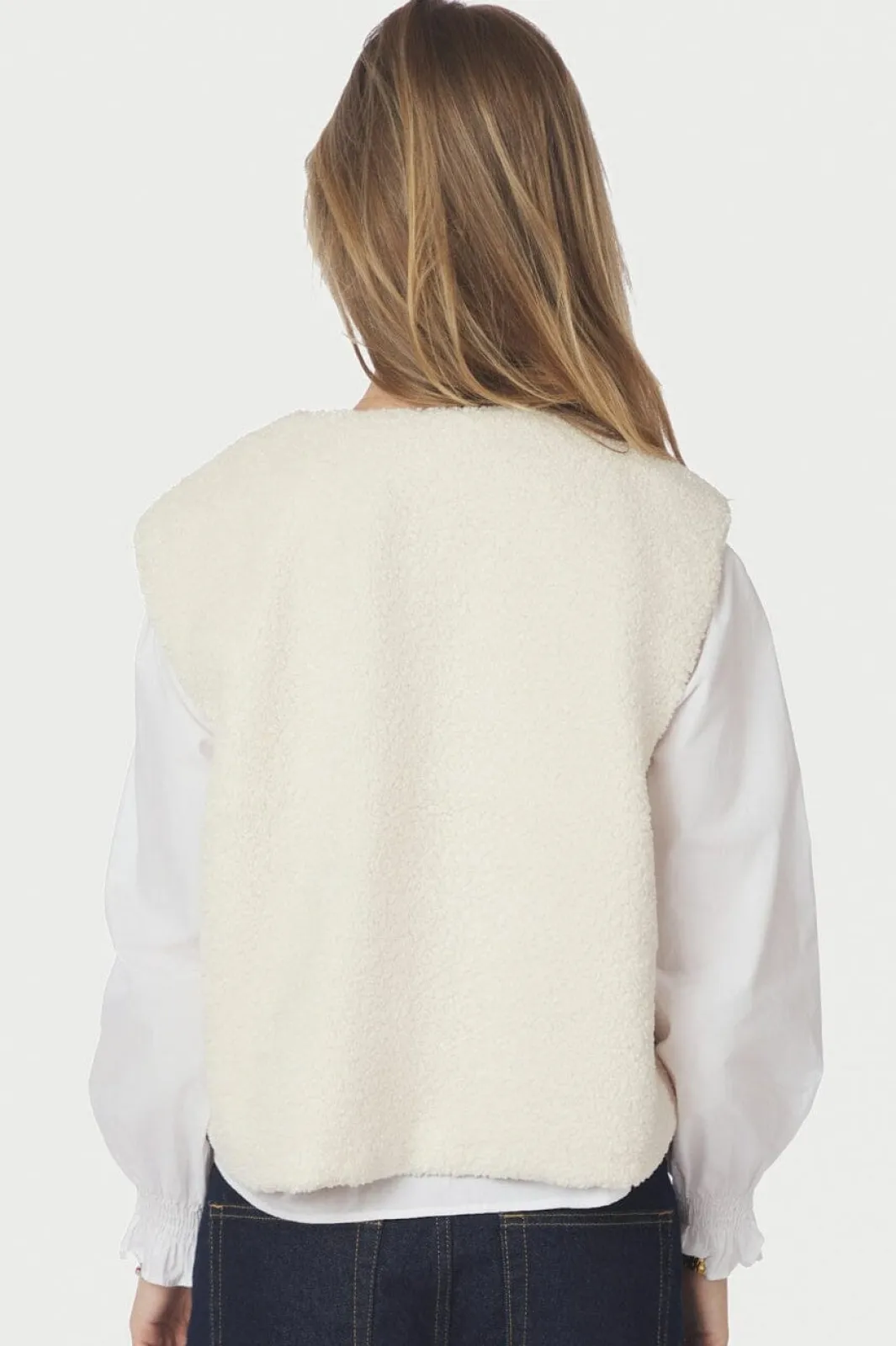 Neo Noir Veste<Anjanna Teddy Vest 165928