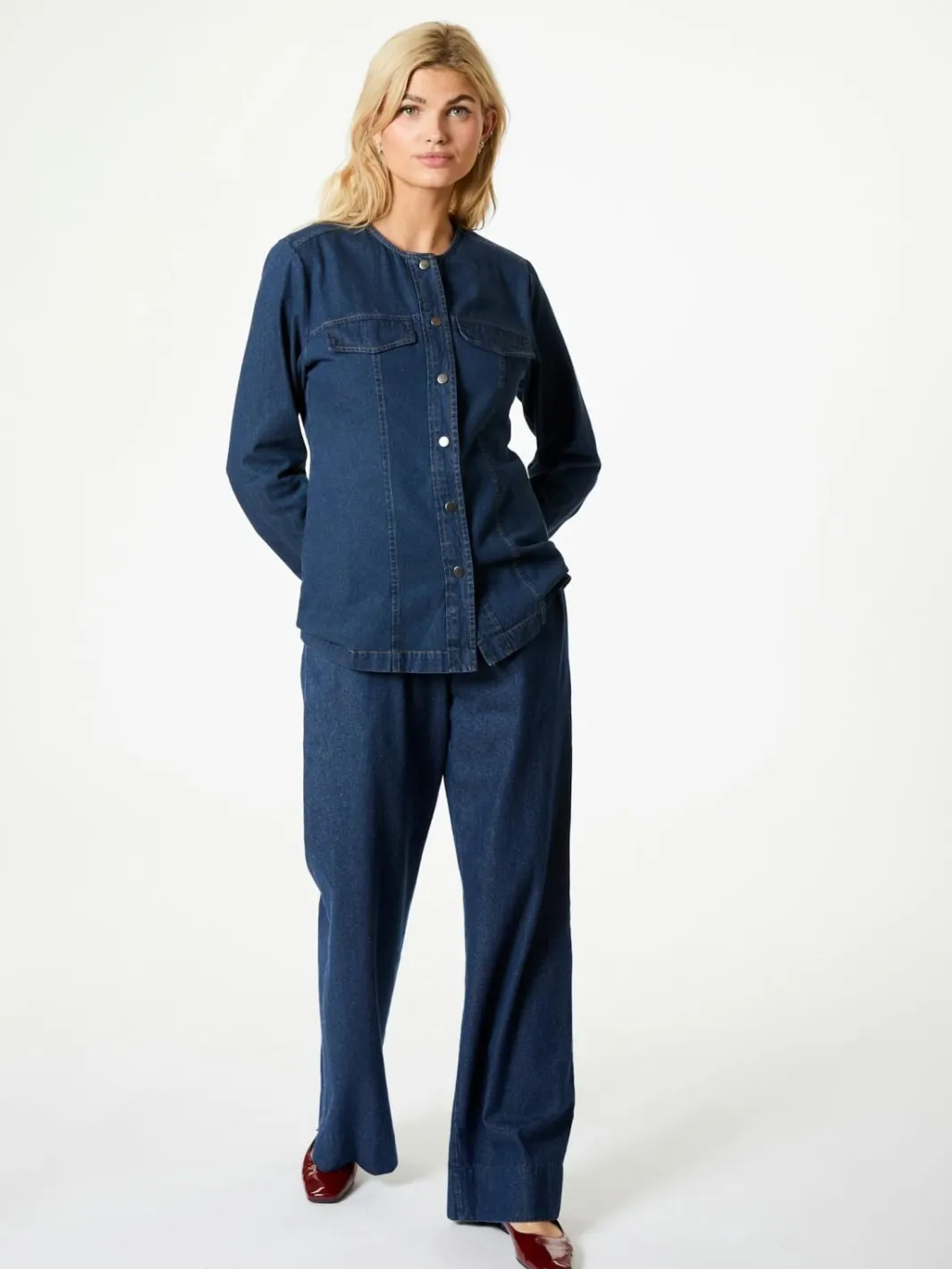 Neo Noir Bluser & Skjorter|Ammevenligt Tøj<Annie Denim Blouse