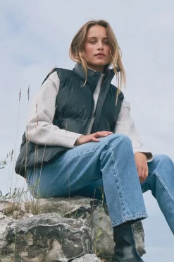 Neo Noir Veste<Annike C Puffer Waistcoat