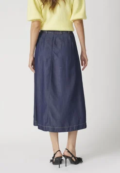 Co´Couture Nederdele<Anyacc Denim Pleat Skirt 34181